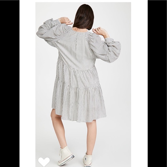 Frame Shirred Empire Babydoll Dress - Picture 6 of 6